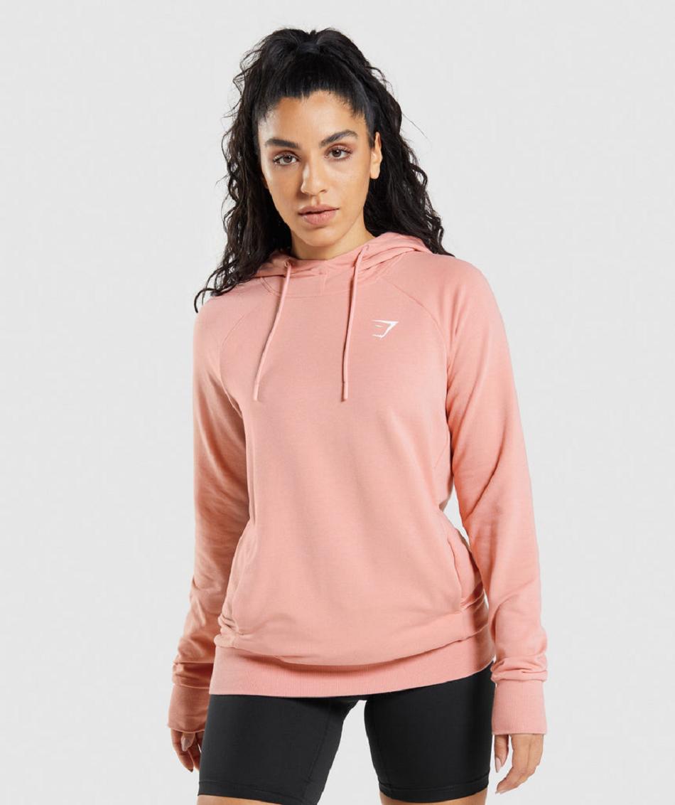 Sudadera Con Capucha Gymshark Entrenamiento Mujer Rosas | CO 2007LIS